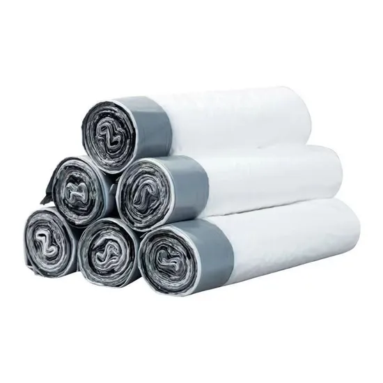 HDPE Drawstring Garbage Bags Rubbish Bin Garbage Bag Roll