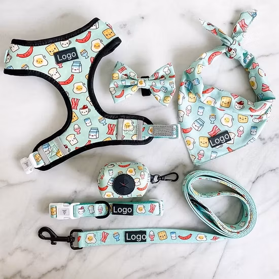 Transparent PVC Waterproof Ribbon Pet Collar Dog Leash Waterproof Ribbon Thermal Transfer Pattern