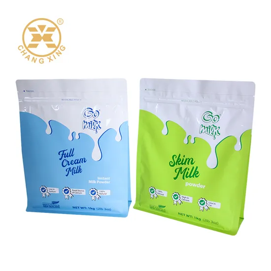 8 Side Seal Flat Bottom Plastic Bag for Food Packaging