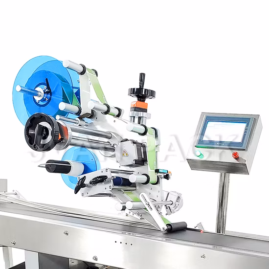 Leather Bag Private Label Applicator for Bags Labeling Machine for Envelope with Paging Machine