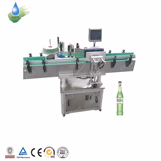 Electric Automatic Low Price Hot Selling Food Bottle Vertical Round Labeling Label Applicator for Bottle Sticker Labelling Machine