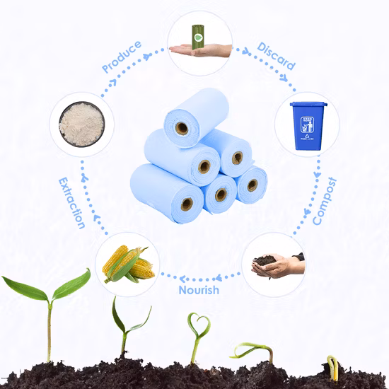 Cat Litter Dog Poop Disposal Biodegradable Corn Starch Dog Poop Pet Poop Bags
